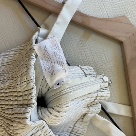 Proenza Schouler Dress - Women’s 4 White - Pleats Midi Faux Leather - Picture 7 of 11